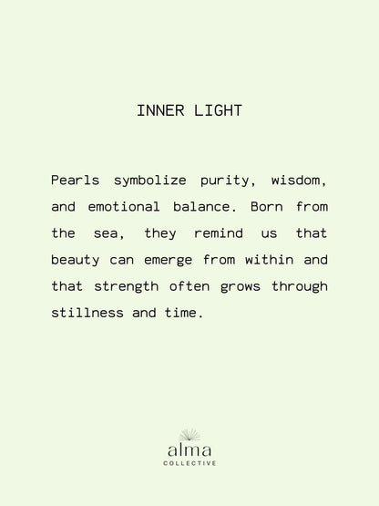 The Amara Pearl Heart Necklace - Alma Collective