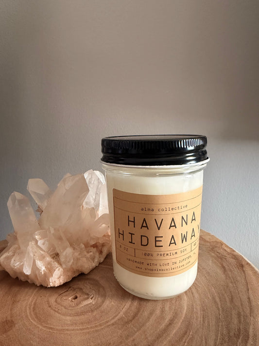 Havana Hideaway Candle - 8 oz. Alma Collective