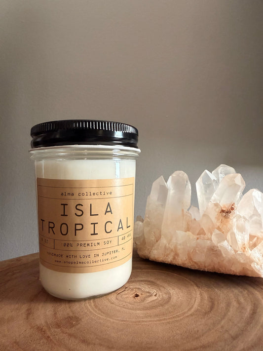 Isla Tropical Candle - 8 oz. Alma Collective